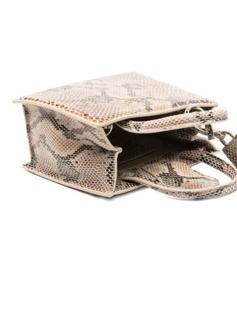 MC2 Saint Barth snake effect top handle tote bag - Neutrals - zdjęcie produktu nr 2