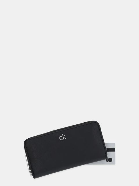 Calvin Klein portfel damski kolor czarny LV04F1034G