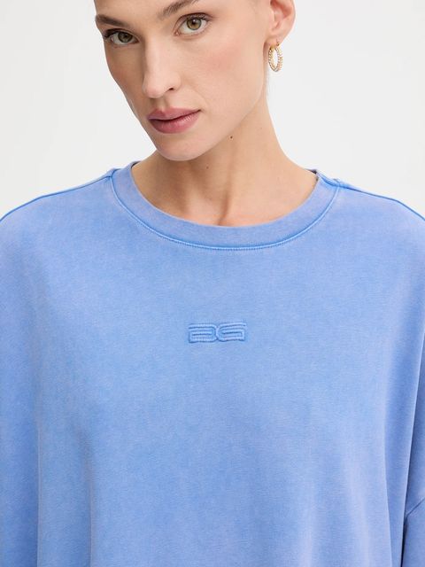 Gestuz t-shirt bawełniany damski kolor niebieski 10909249