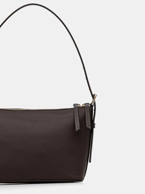 A.P.C. torebka bawełniana Sac Vera Shoulder kolor brązowy PXCBL.F61974