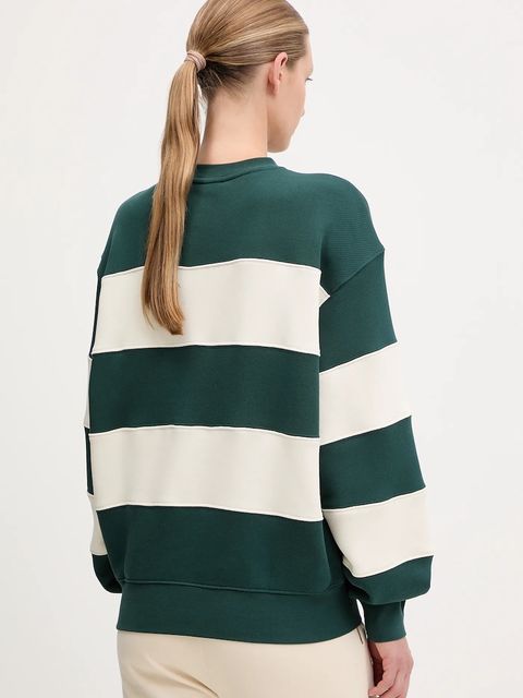 EA7 Emporio Armani bluza bawełniana damska kolor zielony z aplikacją AF16427.7X000143 - zdjęcie produktu nr 2