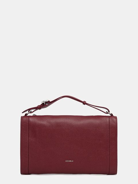 Coccinelle torebka skórzana ELINOR kolor bordowy E1.TL5.12.02.01 - zdjęcie produktu nr 1