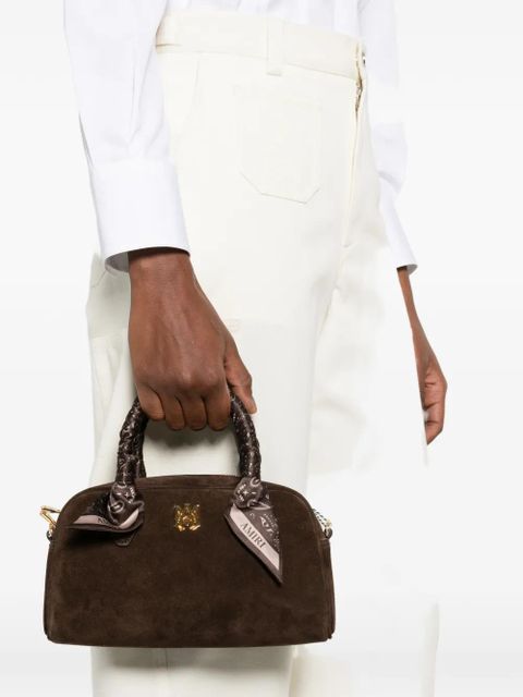 AMIRI logo-plaque scarf-handle tote bag - Brown - zdjęcie produktu nr 2