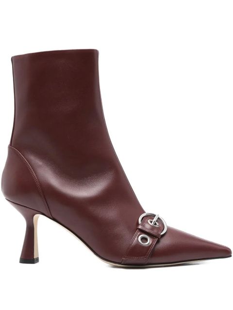 Aeyde 80mm Halima boots - Red - zdjęcie produktu nr 1