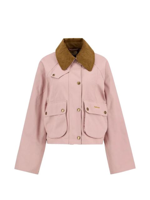 Barbour Beadnell cropped jacket - Pink - zdjęcie produktu nr 2