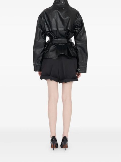 Maison Margiela cotton coated jacket - Black