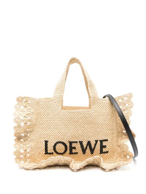 LOEWE small Font tote bag - Neutrals - zdjęcie produktu nr 1