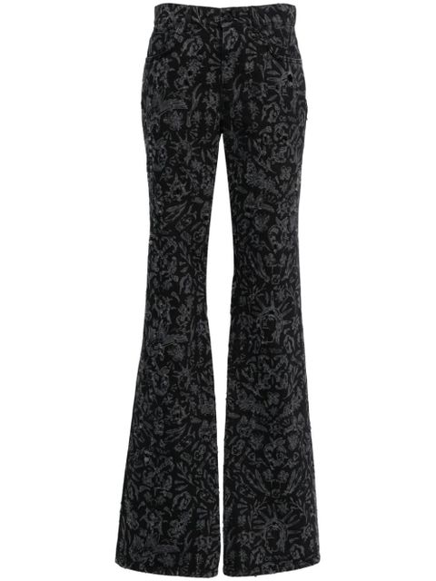 Off-White Tattoo straight-leg jeans - Black - zdjęcie produktu nr 1