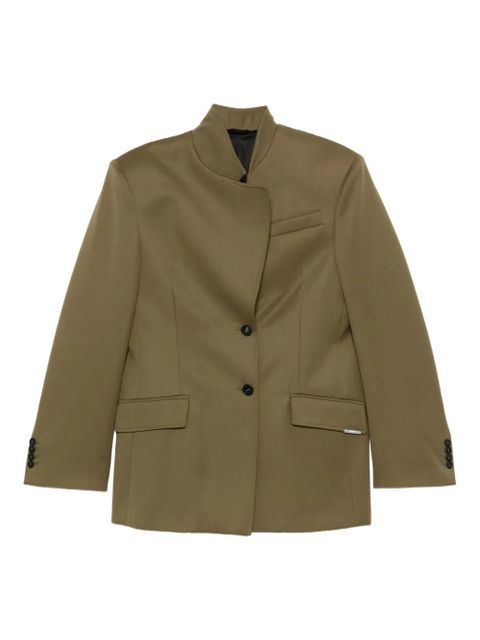 The Attico single-breasted blazer - Green - zdjęcie produktu nr 1