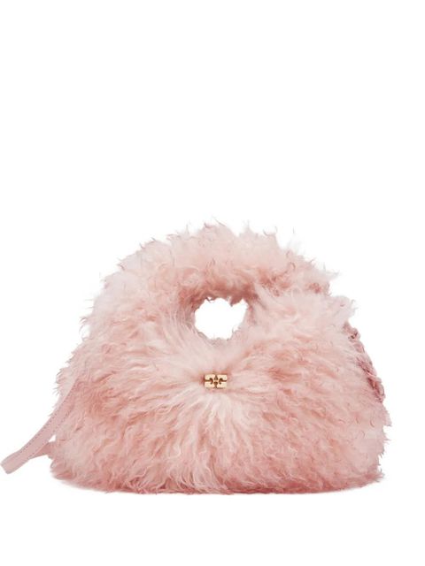 GANNI logo-plaque tote bag - Pink - zdjęcie produktu nr 1