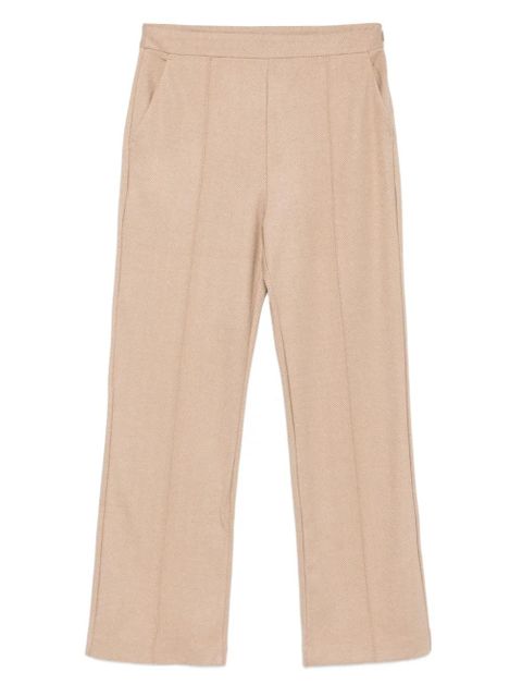 Max Mara herringbone cropped trousers - Neutrals - zdjęcie produktu nr 1