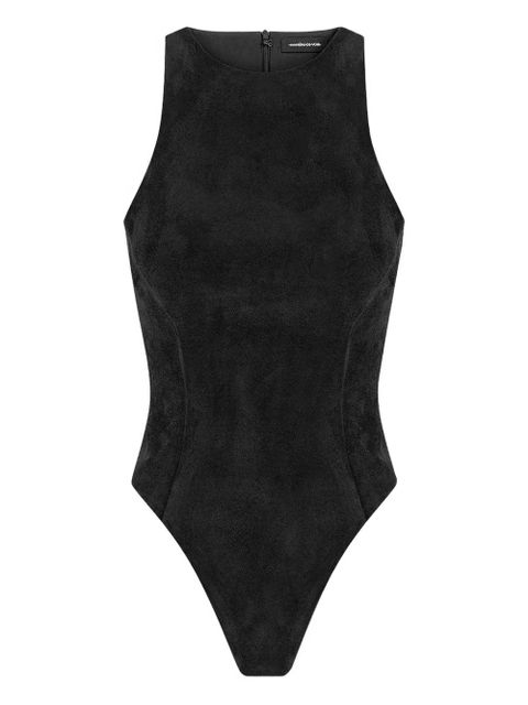 Manière De Voir Adele racer-neck bodysuit - Black - zdjęcie produktu nr 1