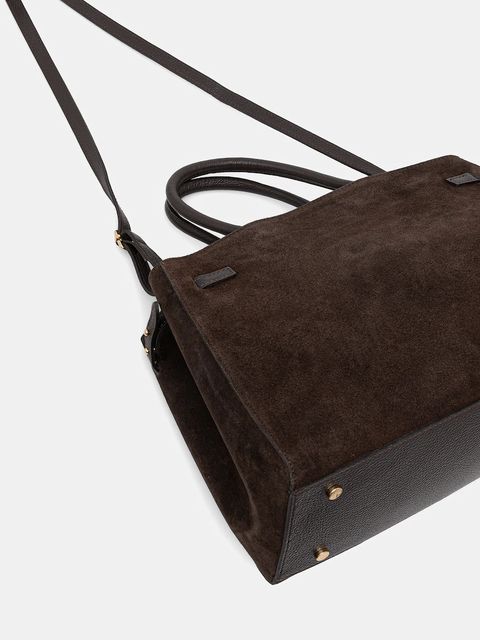 Answear.LAB torebka zamszowa