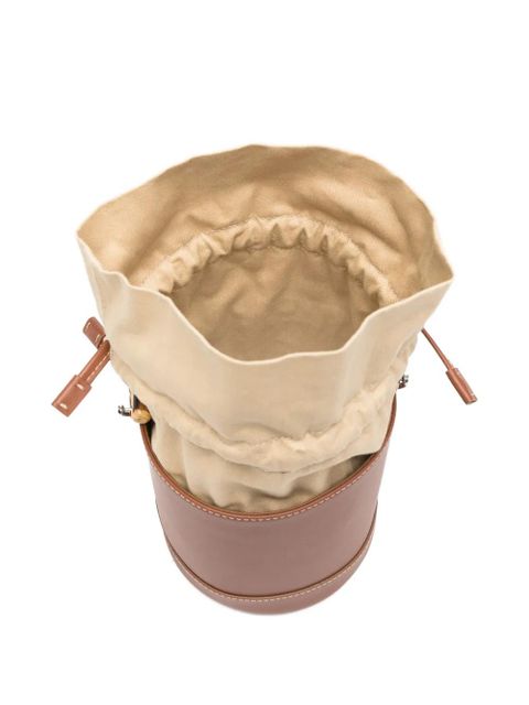 Simon Miller Tiki top-handle leather tote bag - Brown