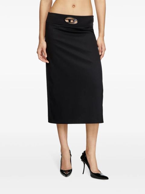 Diesel O-Seus midi skirt - Black