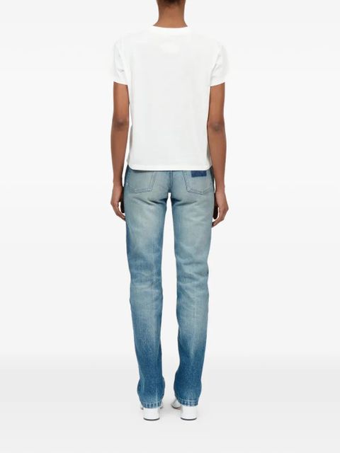 MM6 Maison Margiela crew-neck printed T-shirt - White