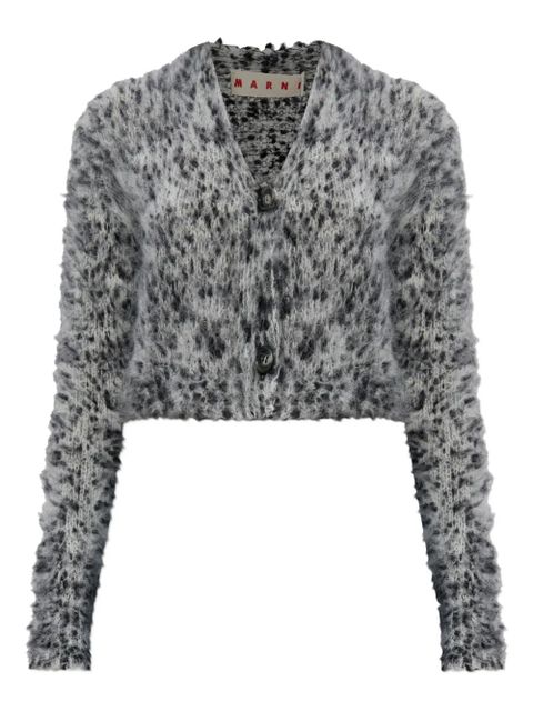 Marni button-fastening cardigan - Grey - zdjęcie produktu nr 1