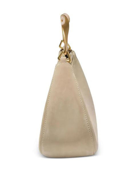 Simkhai Nixi twist-handle suede tote bag - Neutrals