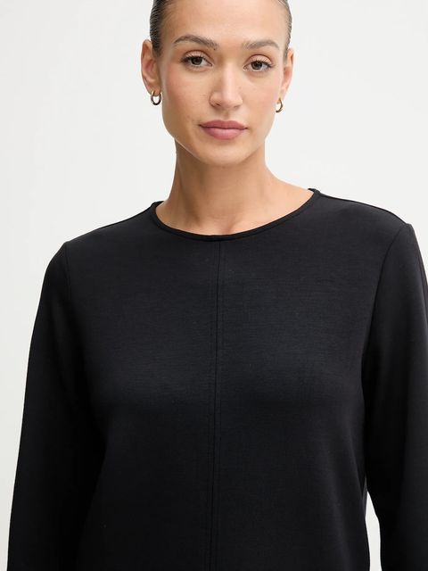 United Colors of Benetton bluza damska kolor czarny gładka 3QAFD10AU