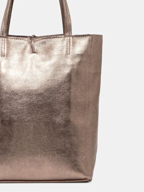 Answear.LAB torebka skórzana kolor brązowy - zdjęcie produktu nr 2