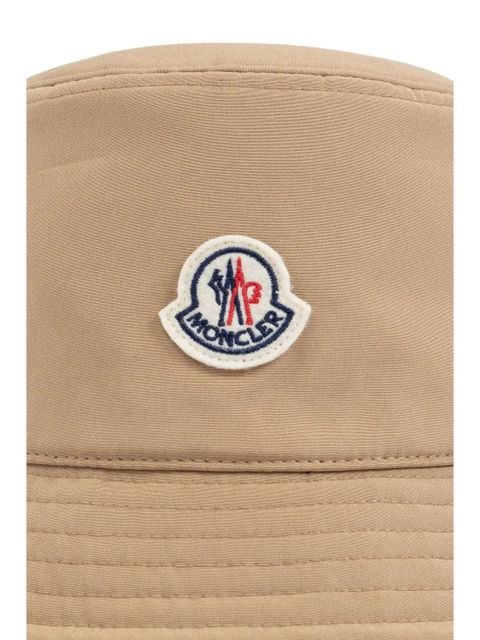 Moncler logo-patch hat - Neutrals