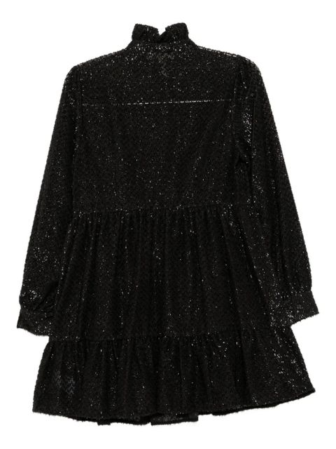 Michael Kors metallic-clip jacquard mini dress - Black - zdjęcie produktu nr 2