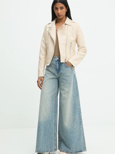 Answear.LAB ramoneska kolor beżowy przejściowa