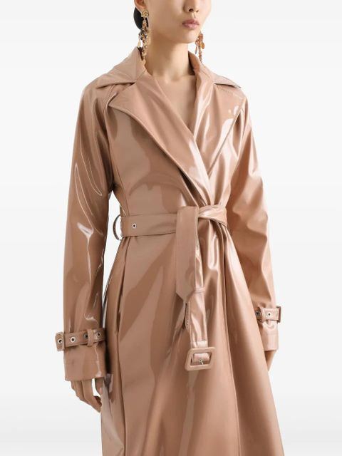 Dolce & Gabbana belted trench coat - Brown