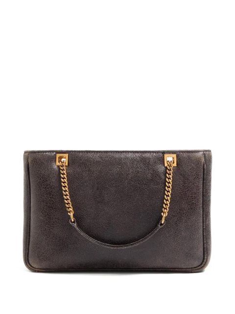 Valentino Garavani small Viva Superstar shearling tote bag - Brown