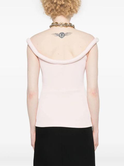 Alexander McQueen 3D-detailing sleeveless top - Pink