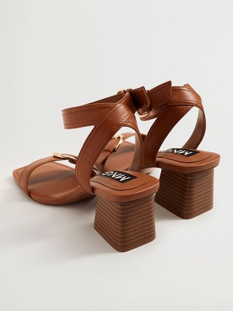 Mango - Sandały skórzane MORE - zdjęcie produktu nr 2