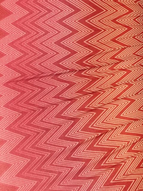 Missoni zigzag-print beach cover-up - Red