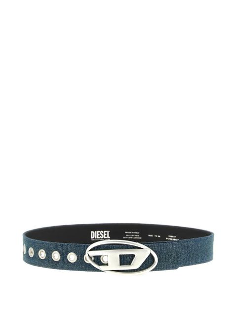 Diesel B-1DR logo-buckle belt - Blue - zdjęcie produktu nr 1