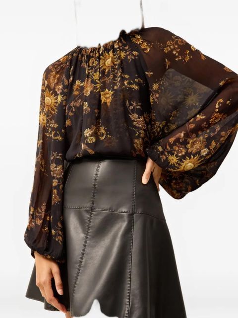 Marie Oliver Crawford panelled skirt - Black - zdjęcie produktu nr 2