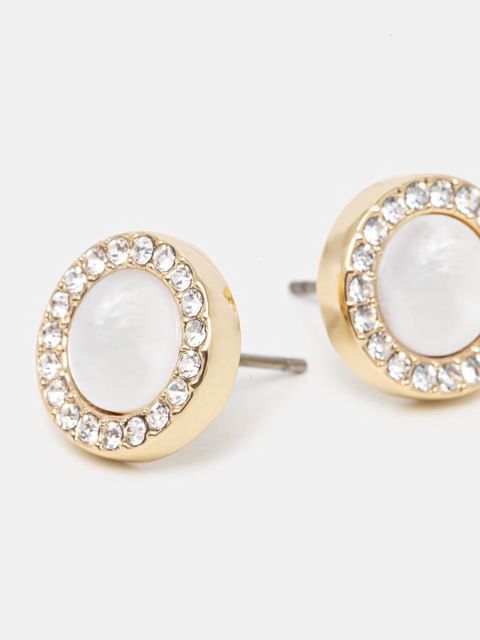 DKNY kolczyki damskie metalowe - zdjęcie produktu nr 1