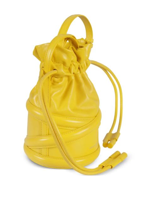Alexander McQueen Soft Curve bucket bag - Yellow