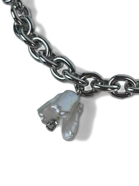 Simone Rocha pearl-pendant chain necklace - Silver - zdjęcie produktu nr 2