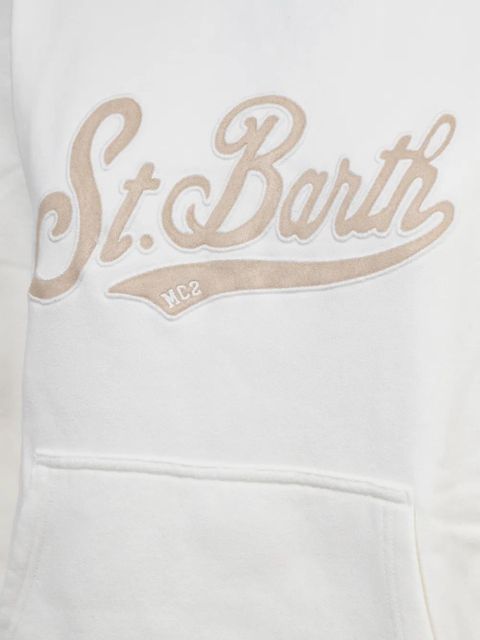 MC2 Saint Barth logo hoodie - White - zdjęcie produktu nr 2