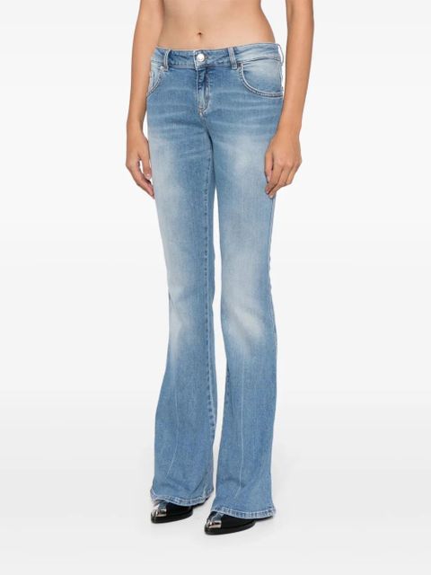 Blumarine low-rise bootcut jeans - Blue