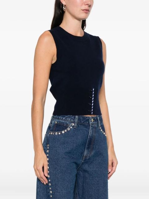 SANDRO button-detail top - Blue