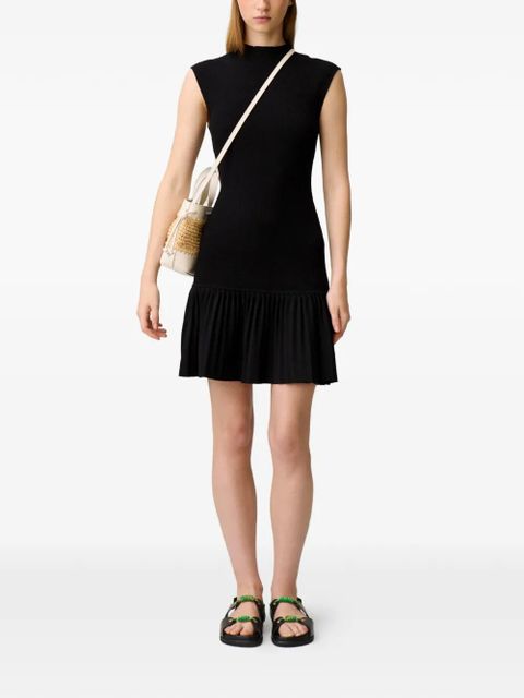 Claudie Pierlot pleated knit dress - Black - zdjęcie produktu nr 2