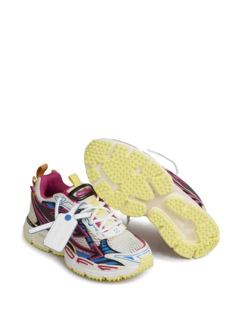 Off-White logo tag sneakers - Neutrals