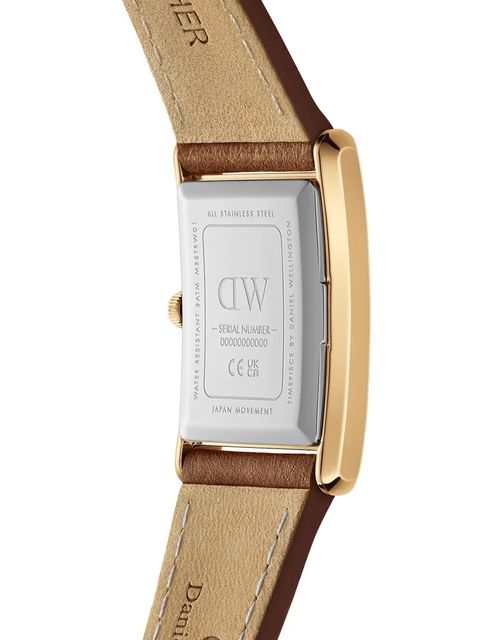 Daniel Wellington zegarek damski kolor brązowy DW00100696
