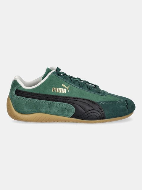 Puma sneakersy zamszowe Speedcat damskie kolor zielony 406329 - zdjęcie produktu nr 2