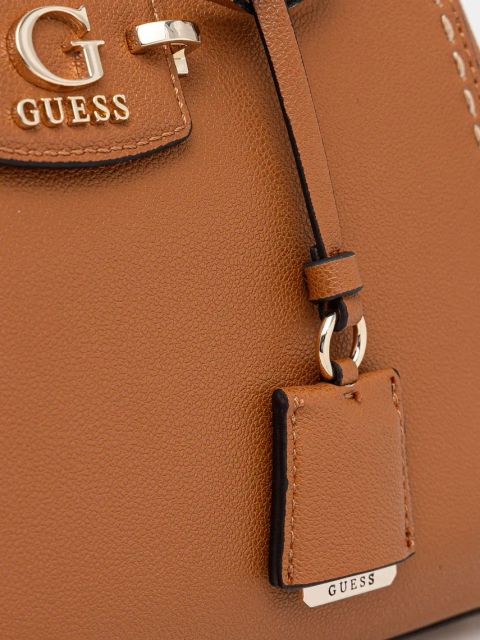 Guess torebka NASTRA kolor brązowy HWBG96 37060
