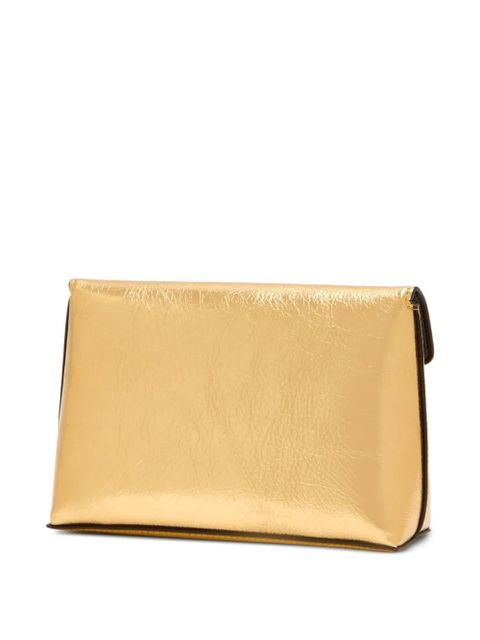 Mulberry Darley gold twist lock clutch