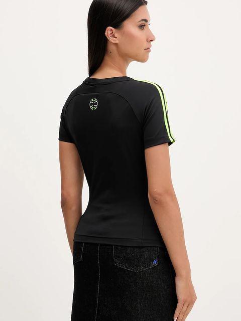 adidas Originals t-shirt Teamgeist damski kolor czarny JZ6709