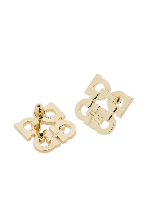 Ferragamo Gancini clip-on earrings - Gold