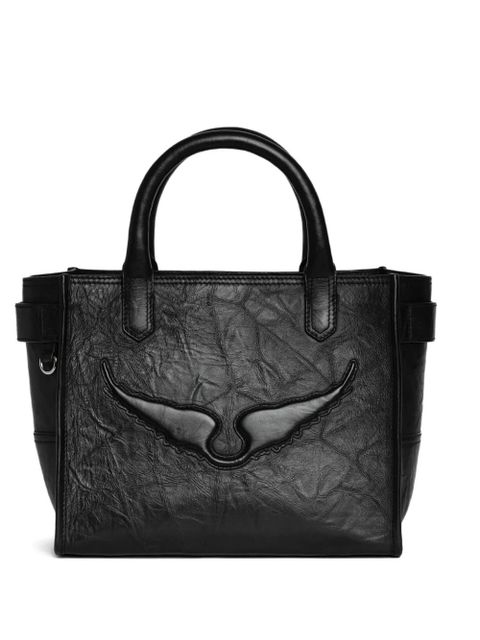 Zadig&Voltaire wings leather shoulder bag - Black - zdjęcie produktu nr 1