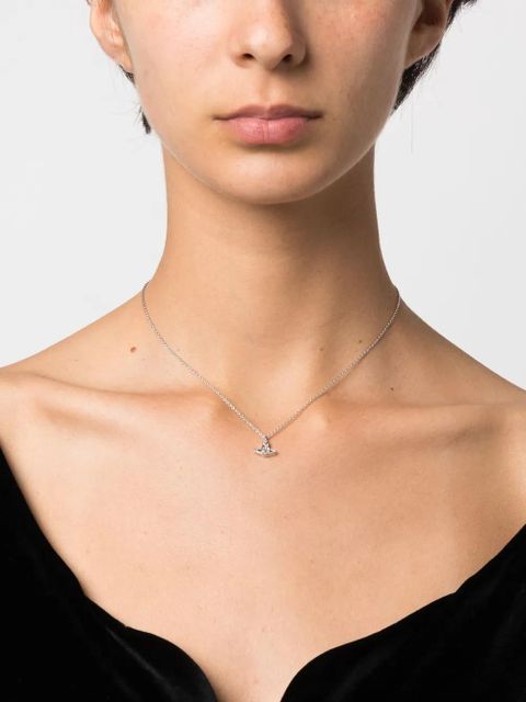 Vivienne Westwood Orb-pendant sterling necklace - Silver - zdjęcie produktu nr 2